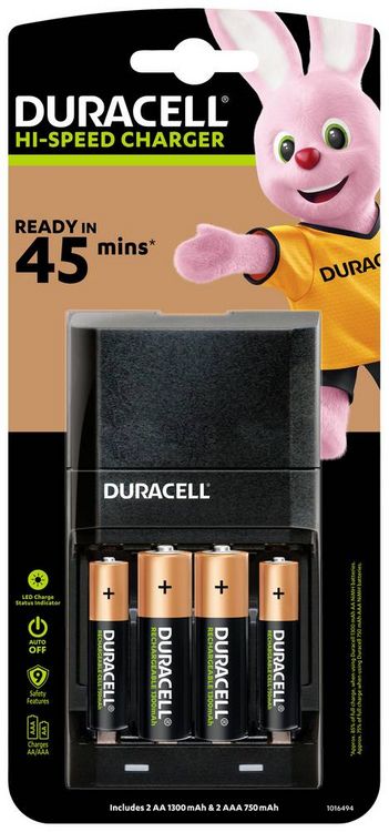 Produktbild: Duracell Advanced Charger CEF27 Rundzellen-Ladeger&auml;t NiMH Micro (AAA), Mignon (AA)