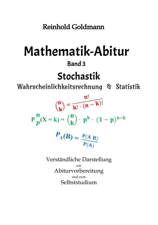 Produktbild: Mathematik-Abitur Band 3