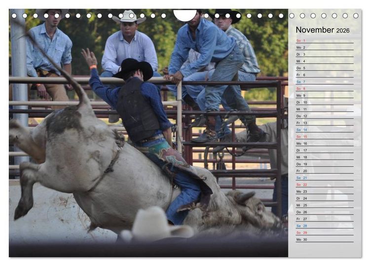 Produktbild: Faszination Rodeo (Wandkalender 2026 DIN A4 quer), CALVENDO Monatskalender