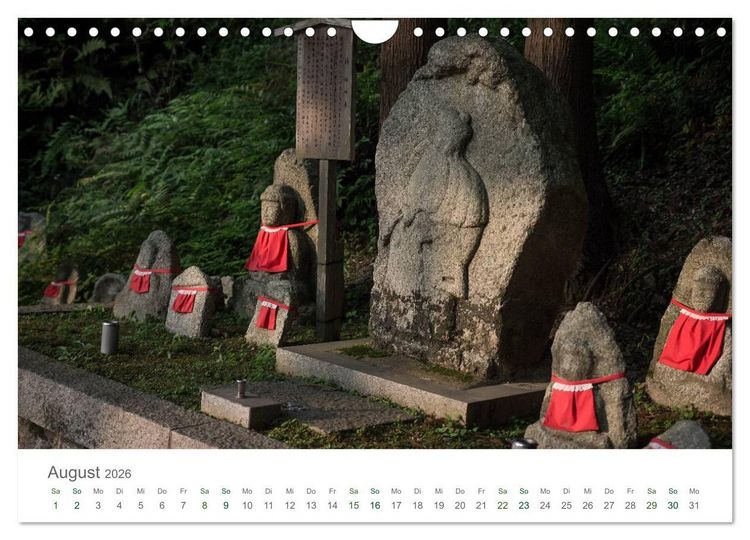 Produktbild: Japan - Orte der Stille (Wandkalender 2026 DIN A4 quer), CALVENDO Monatskalender