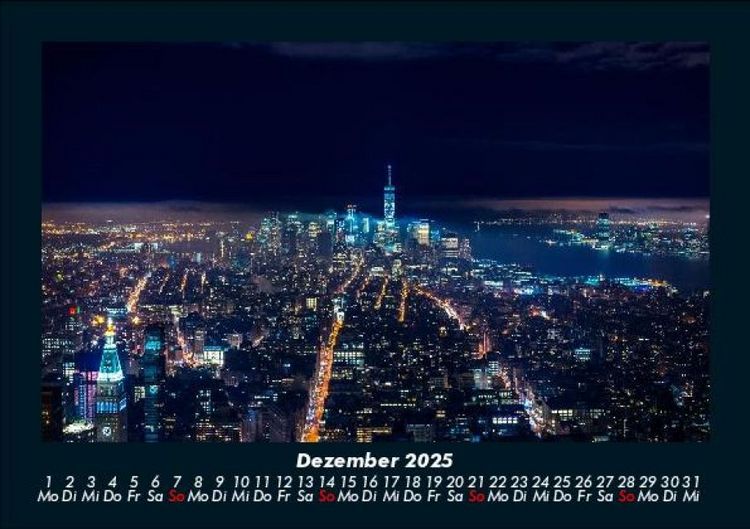 Produktbild: New York 2025 Fotokalender DIN A5
