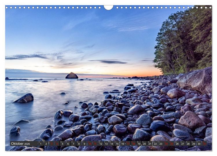Produktbild: R&uuml;gen - Inseltraumblicke (Wandkalender 2026 DIN A3 quer), CALVENDO Monatskalender