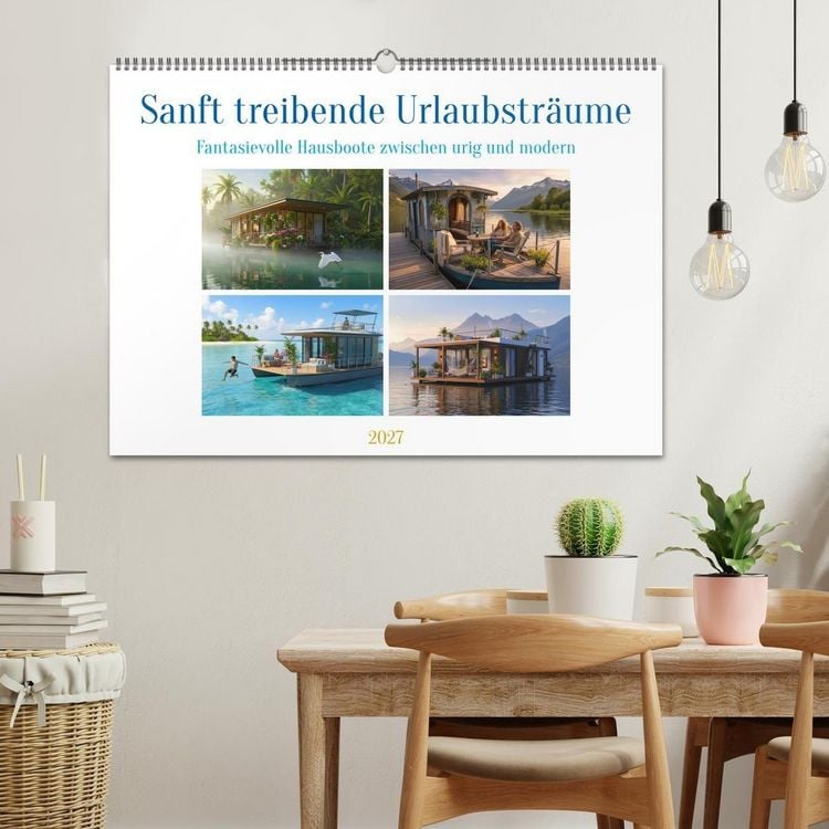 Produktbild: Sanft treibende Urlaubstr&auml;ume (Wandkalender 2027 DIN A2 quer), CALVENDO Monatskalender