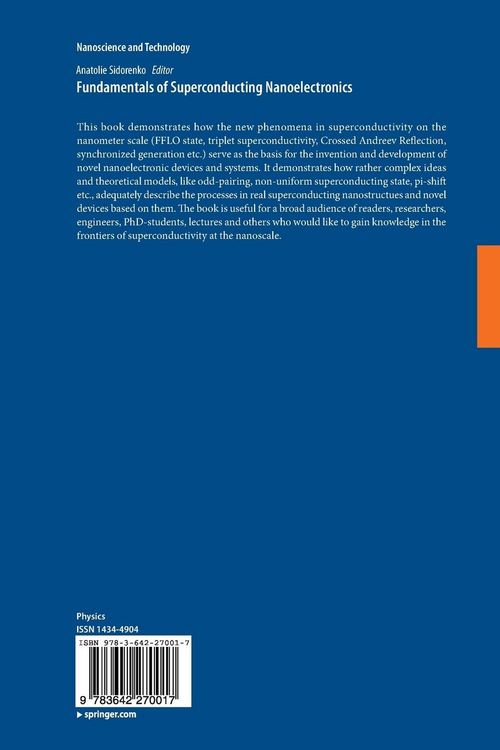 Produktbild: Fundamentals of Superconducting Nanoelectronics