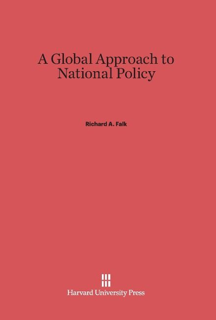 Produktbild: A Global Approach to National Policy