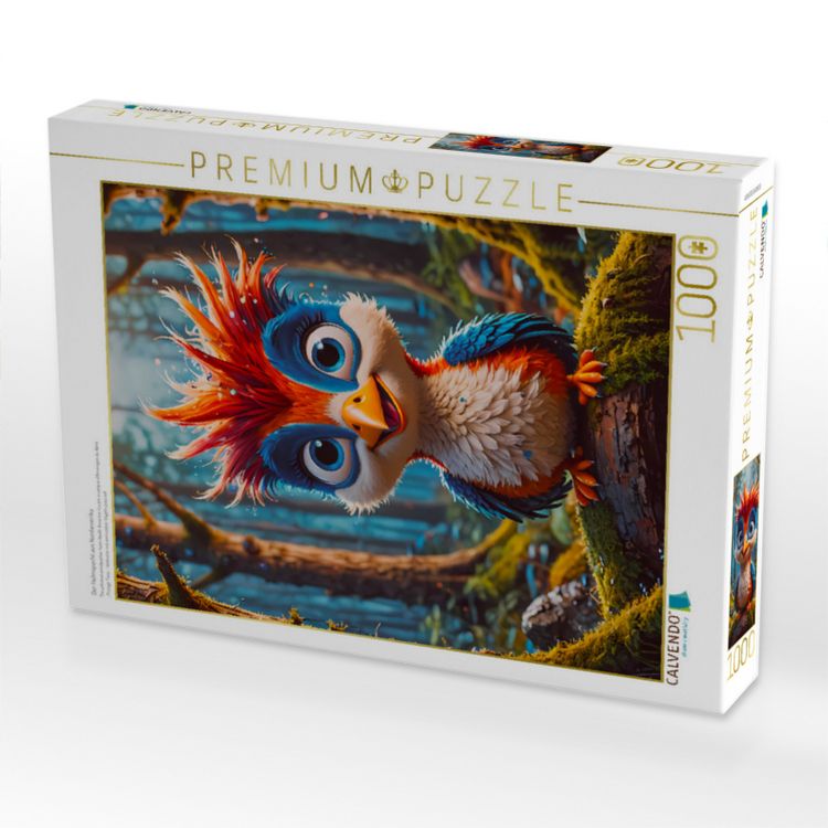 Produktbild: CALVENDO Puzzle Der Helmspecht aus Nordamerika | 1000 Teile Lege-Gr&ouml;&szlig;e 64x48cm Foto-Puzzle f&uuml;r gl&uuml;ckliche Stunden