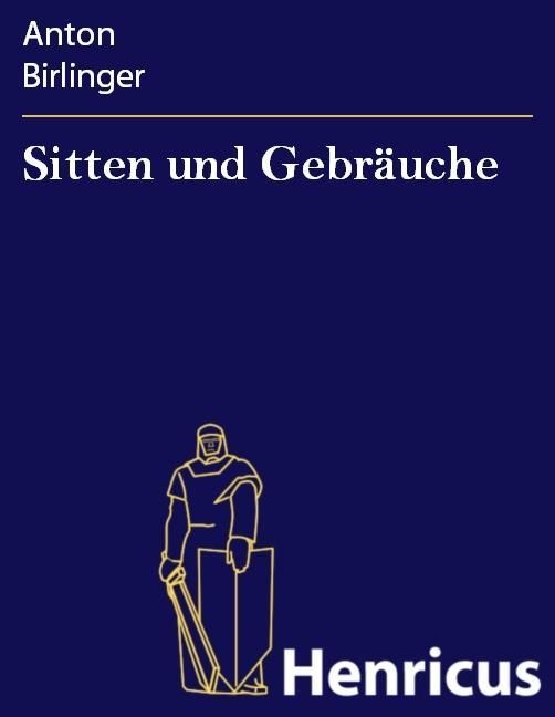 Produktbild: Sitten und Gebr&auml;uche