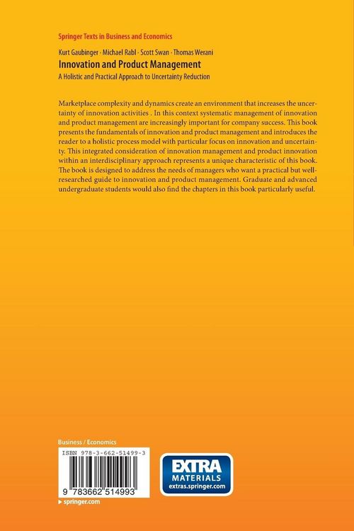 Produktbild: Innovation and Product Management