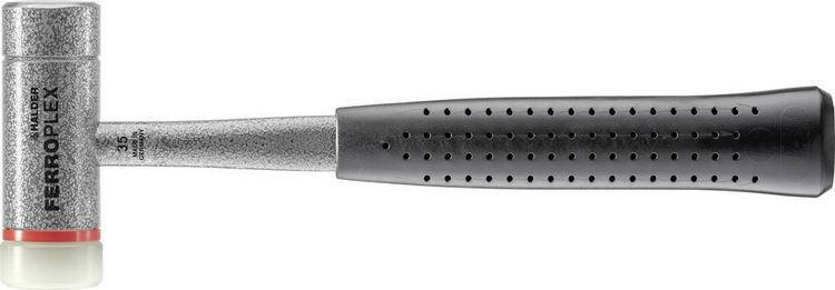 Produktbild: Halder FERROPLEX 3677.035 Schonhammer hart, ergonomischer Griff 800g 295mm 1St.