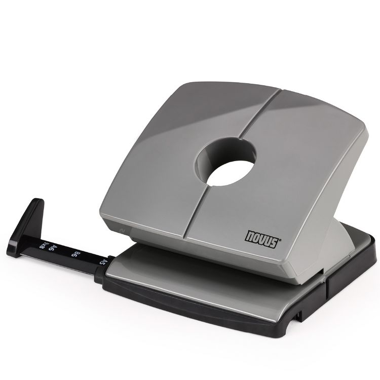 Produktbild: Novus Office 025-0656 B&uuml;rolocher B 220 COLOR ID 2.0 Grau 20 Bl. (80 g/m&sup2;)