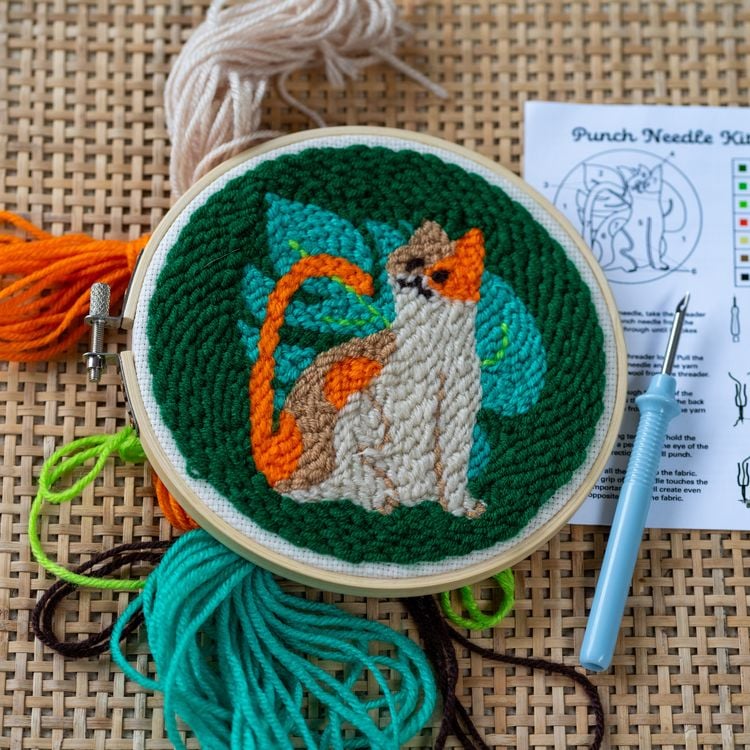 Produktbild: Cat Punch Needle Kit