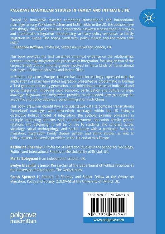 Produktbild: Marriage Migration and Integration