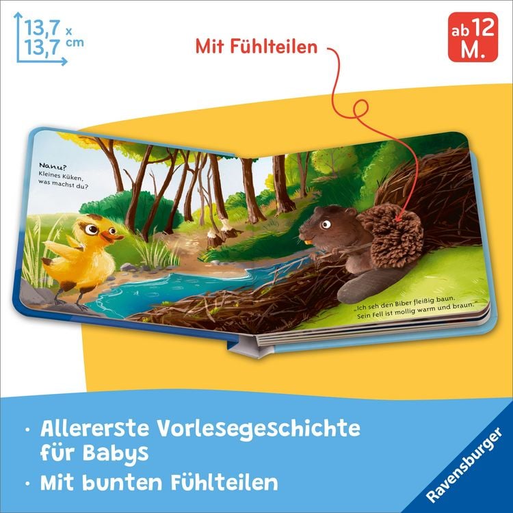 Produktbild: Mein liebstes Vorlese-F&uuml;hlbuch - Das kleine K&uuml;ken