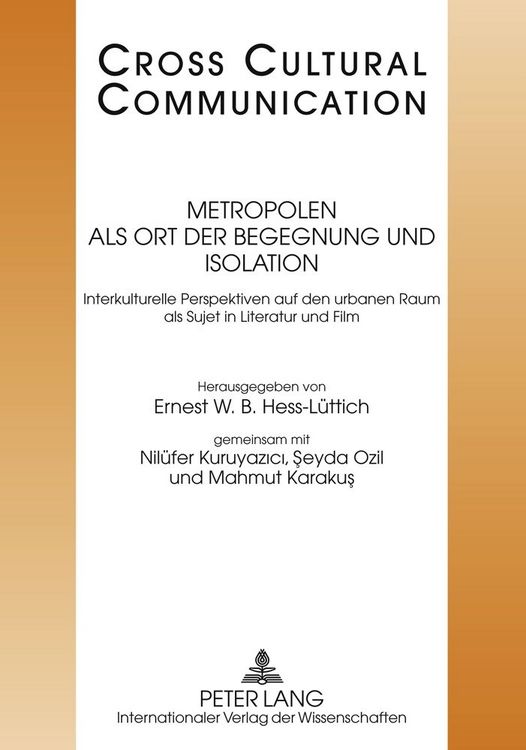 Produktbild: Metropolen als Ort der Begegnung und Isolation