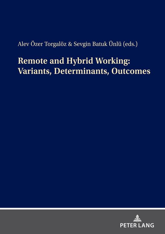 Produktbild: Remote and Hybrid Working: Variants, Determinants, Outcomes