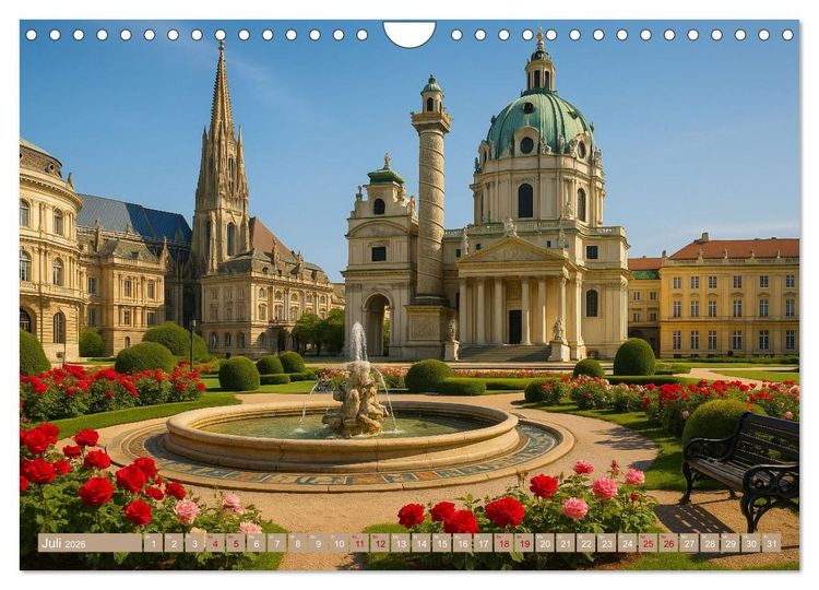 Produktbild: Hauptstadt Patchwork (Wandkalender 2026 DIN A4 quer), CALVENDO Monatskalender
