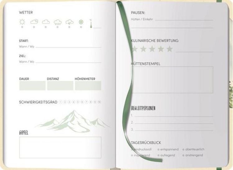 Produktbild: Wandertagebuch-Rucksack
