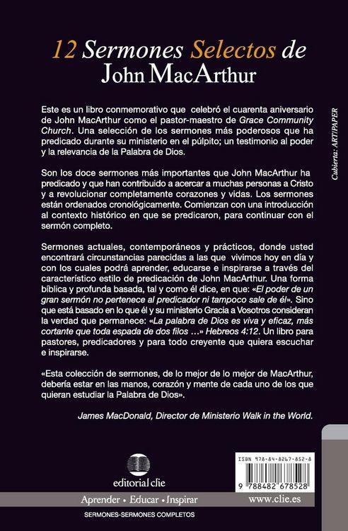 Produktbild: El 12 Sermones selectos de John MacArthur
