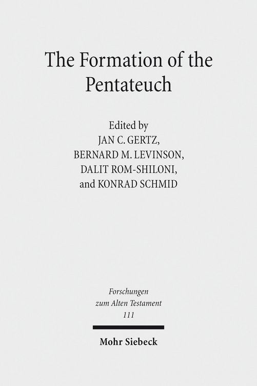 Produktbild: The Formation of the Pentateuch