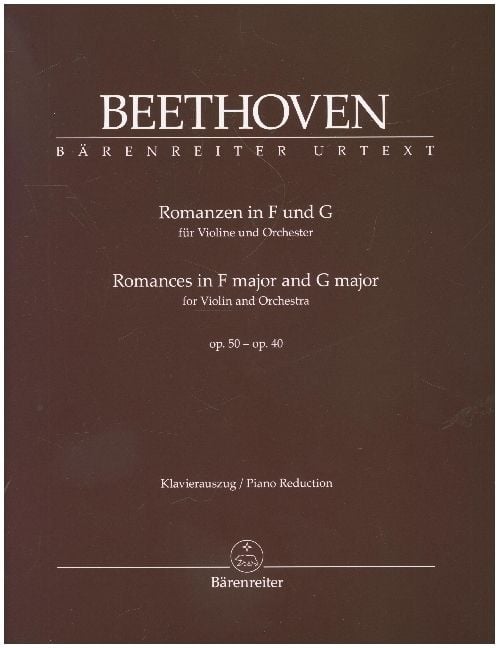 Produktbild: Romanzen in F-dur und G-dur für Violine und Orchester op. 50 und op. 40