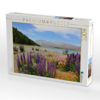 Produktbild: CALVENDO Puzzle Lake Tekapo | 1000 Teile Lege-Gr&ouml;&szlig;e 64x48cm Foto-Puzzle f&uuml;r gl&uuml;ckliche Stunden