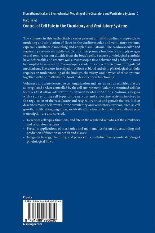 Produktbild: Control of Cell Fate in the Circulatory and Ventilatory Systems