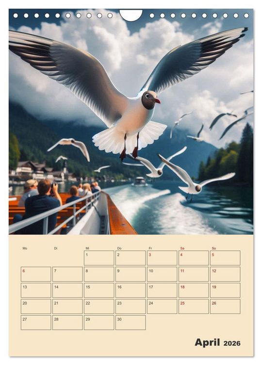 Produktbild: Fiktive Momente am Meer (Wandkalender 2026 DIN A4 hoch), CALVENDO Monatskalender