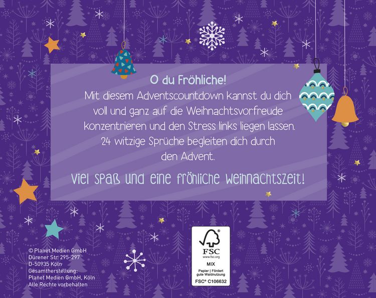 Produktbild: I feel betta with Lametta | 24 Gute-Laune-Spr&uuml;che f&uuml;r die Adventszeit