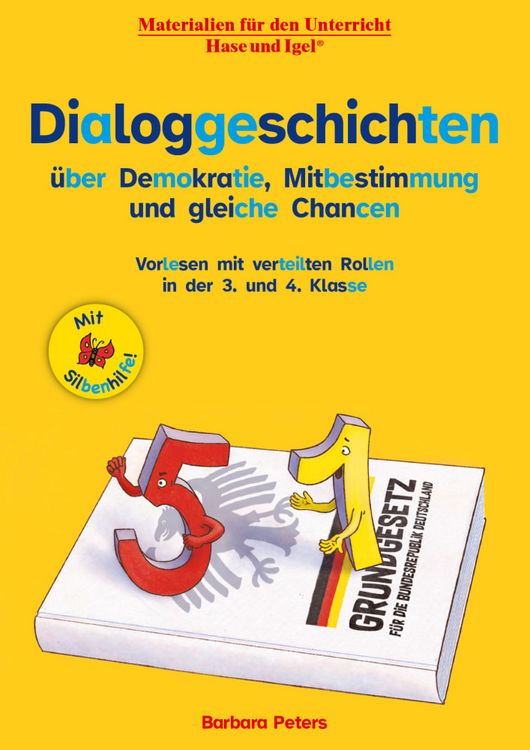 Produktbild: Dialoggeschichten &uuml;ber Demokratie, Mitbestimmung und gleiche Chancen / Silbenhilfe