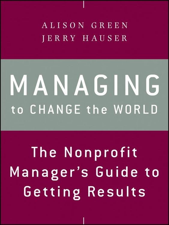 Produktbild: Managing to Change the World