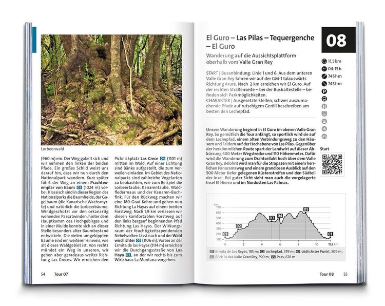 Produktbild: KOMPASS Wanderf&uuml;hrer La Gomera, mit Fernwanderweg GR-132, 75 Touren mit Extra-Tourenkarte
