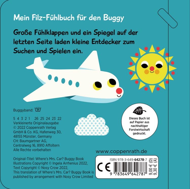 Produktbild: Mein Filz-Fühlbuch für den Buggy: Kuckuck, kleines Auto!