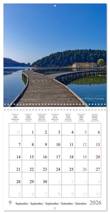 Produktbild: Albania - The Unknown beauty (Wall Calendar 2026 12 &times; 12 Inch) CALVENDO 12 Month Wall Calendar
