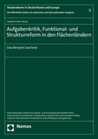 Produktbild: Aufgabenkritik, Funktional- und Strukturreform in den Fl&auml;chenl&auml;ndern