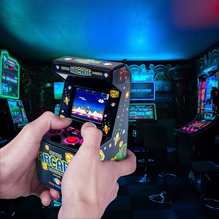 Produktbild: Mad Monkey Retro Mini Arcade 240x 8-Bit Spiele