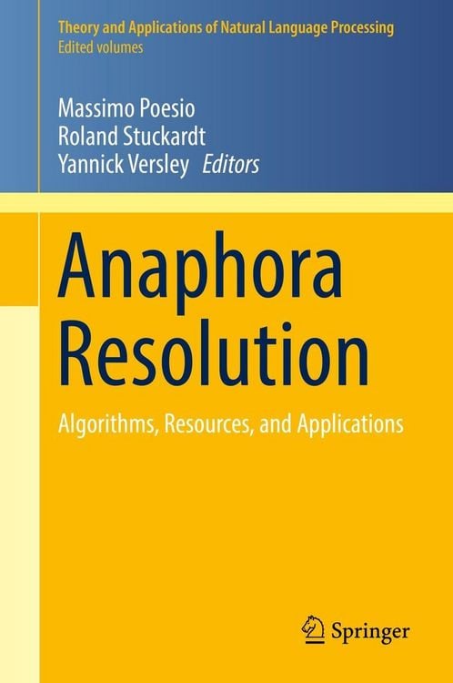 Produktbild: Anaphora Resolution