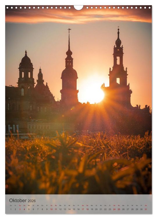 Produktbild: Elbstadt Dresden (Wandkalender 2026 DIN A3 hoch), CALVENDO Monatskalender