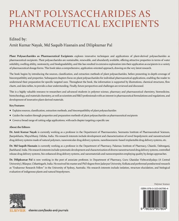 Produktbild: Plant Polysaccharides as Pharmaceutical Excipients