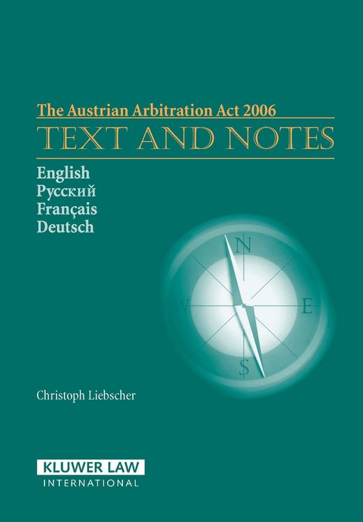 Produktbild: Austrian Arbitration Act 2006: Text and Notes