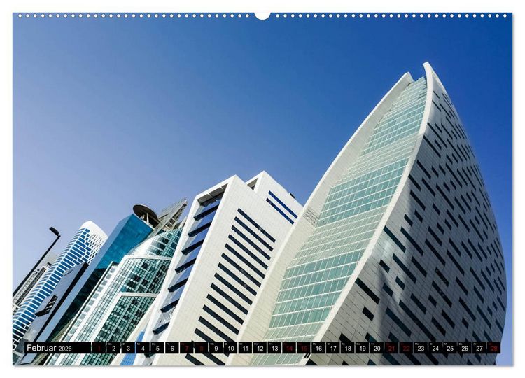 Produktbild: Dubai Highlights (hochwertiger Premium Wandkalender 2026 DIN A2 quer), Kunstdruck in Hochglanz
