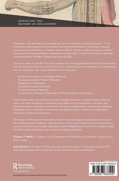 Produktbild: The History and Philosophy of Materialism
