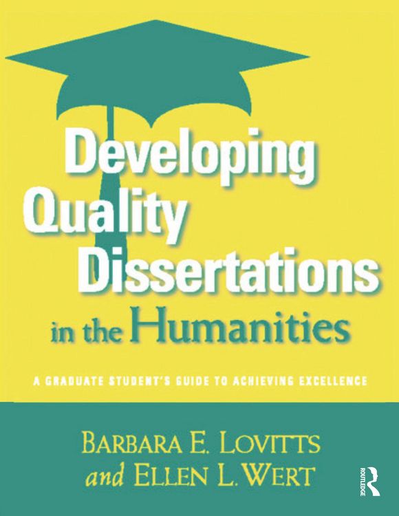 Produktbild: Developing Quality Dissertations in the Humanities