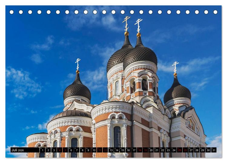 Produktbild: Ein Wochenende in Tallinn (Tischkalender 2026 DIN A5 quer), CALVENDO Monatskalender
