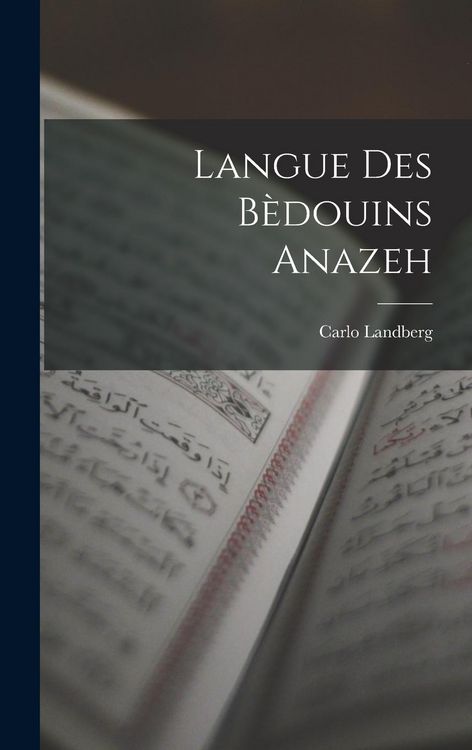 Produktbild: Langue des B&egrave;douins Anazeh