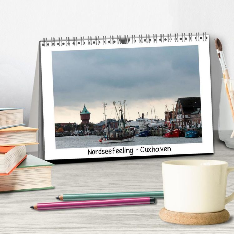 Produktbild: Nordseefeeling - Cuxhaven (Tischkalender 2026 DIN A5 quer), CALVENDO Monatskalender