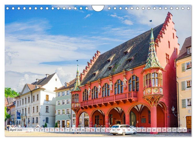 Produktbild: Freiburg im Breisgau Impressionen (Wandkalender 2026 DIN A4 quer), CALVENDO Monatskalender