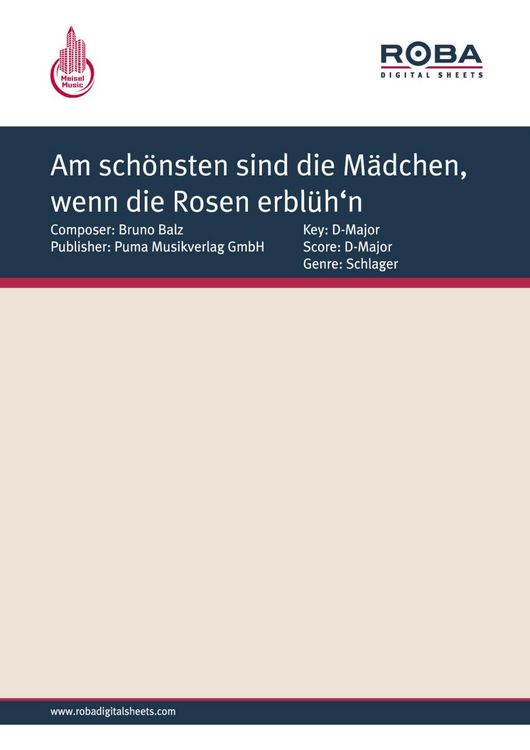 Produktbild: Am sch&ouml;nsten sind die M&auml;dchen, wenn die Rosen erbl&uuml;h'n
