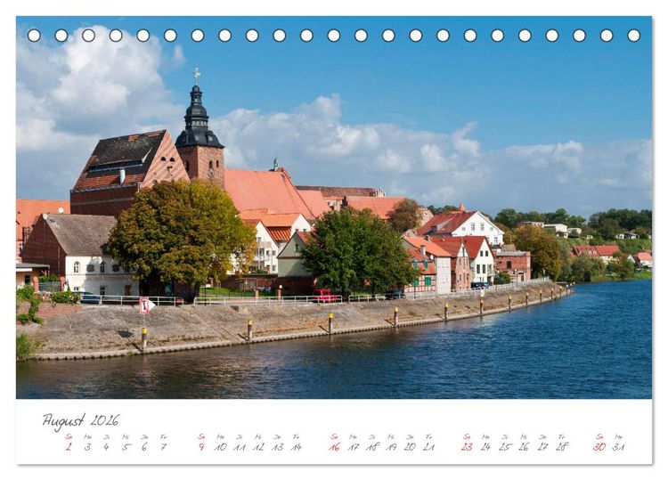 Produktbild: Die Elbe Impressionen (Tischkalender 2026 DIN A5 quer), CALVENDO Monatskalender