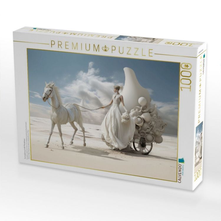 Produktbild: CALVENDO Puzzle Surrealismus trifft Pferdefans | 1000 Teile Lege-Gr&ouml;&szlig;e 64x48cm Foto-Puzzle f&uuml;r gl&uuml;ckliche Stunden