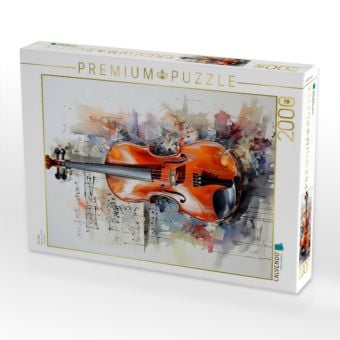 Produktbild: CALVENDO Puzzle Die Geige | 2000 Teile Lege-Gr&ouml;&szlig;e 90x67cm Foto-Puzzle f&uuml;r gl&uuml;ckliche Stunden